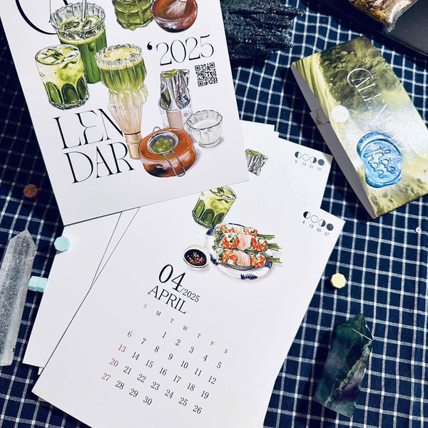 Desk Calendar 2025 Gift Set