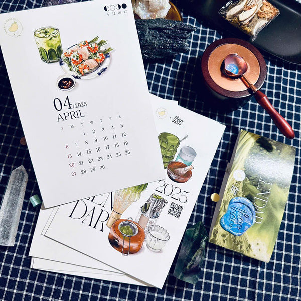 Desk Calendar 2025 Gift Set