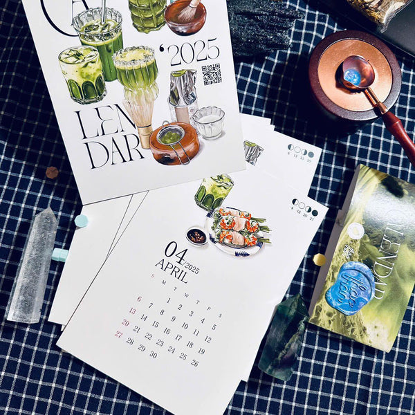 Desk Calendar 2025 Gift Set