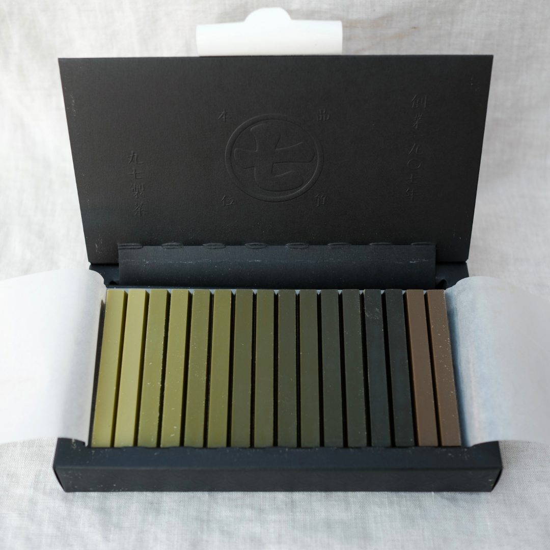 PREMIUM MATCHA 7 チョコレート 90g 静岡】まるで美しいパレット！お茶屋さんが考えた極上抹茶
